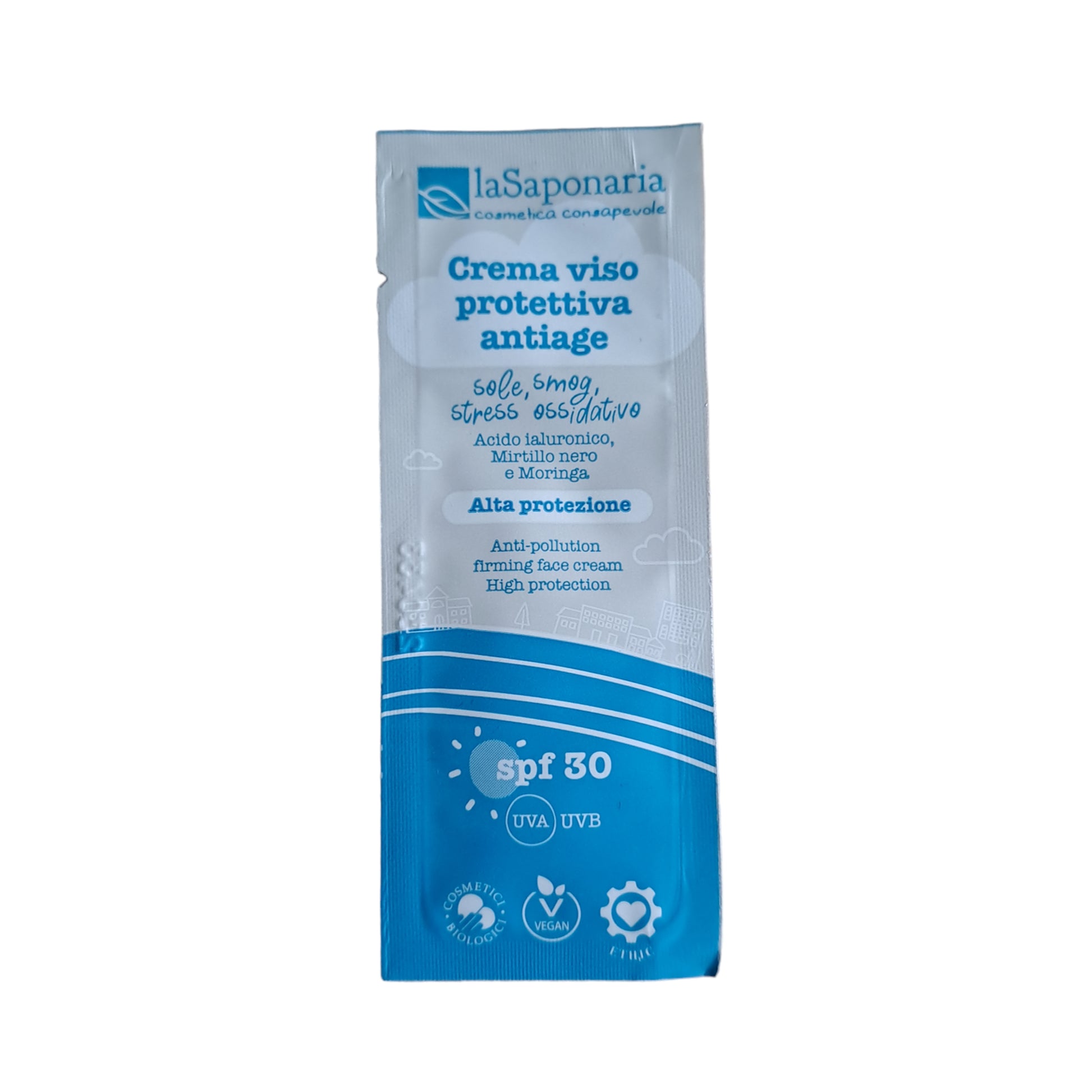 901877 Krém pleťový zpevňující a ochranný SPF 30 BIO - vzorek 3 ml   LA SAPONARIA-1