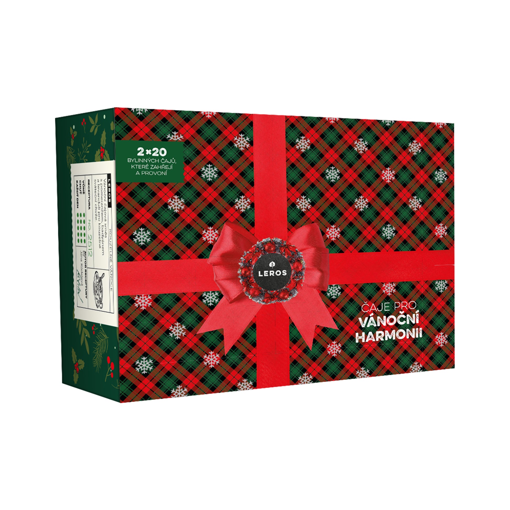 901921 Sada dárková Čaje při vánoční harmonii 2x20 sáčků   LEROS-1