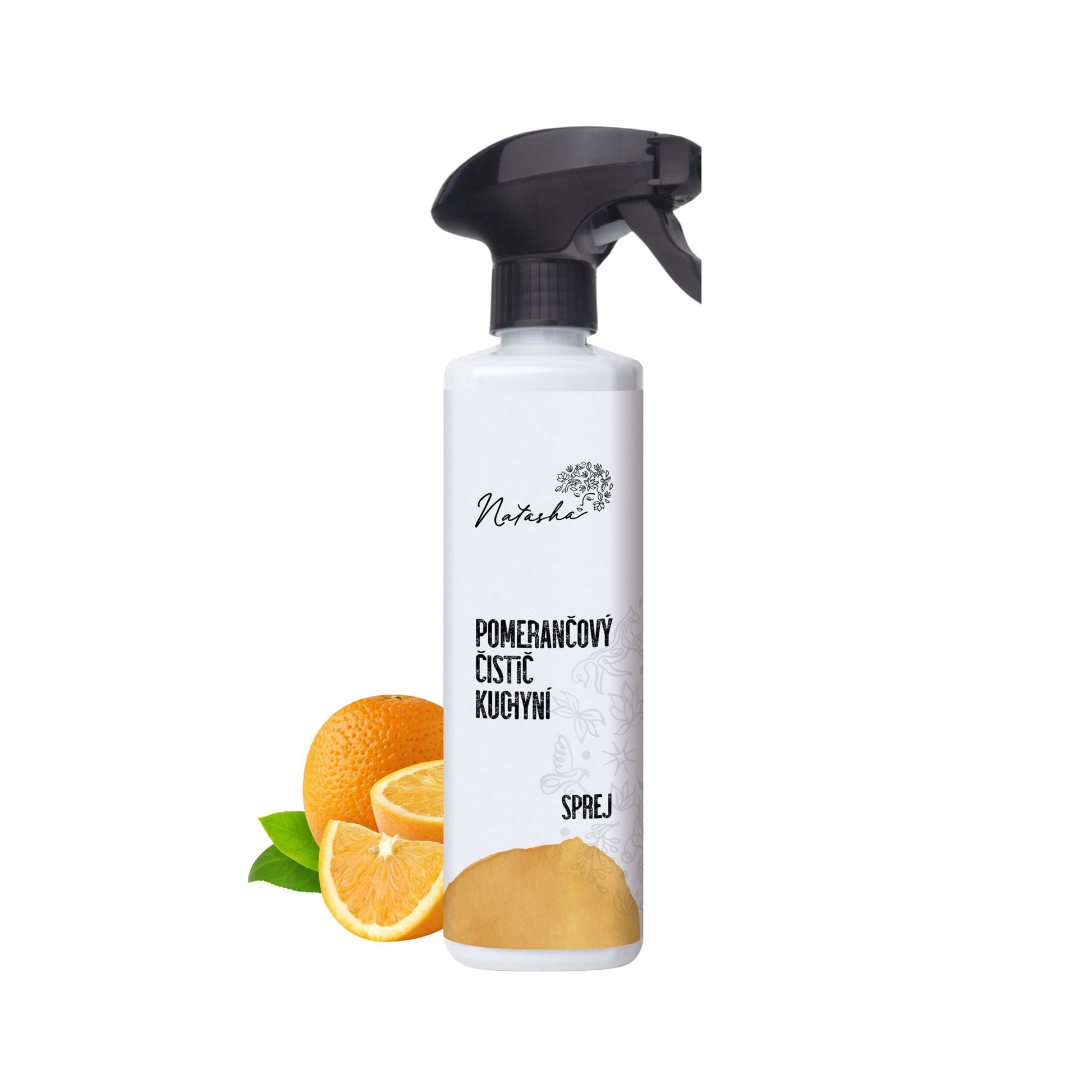 902003 Čistič kuchyní pomerančový - sprej 500 ml   NATASHA-1