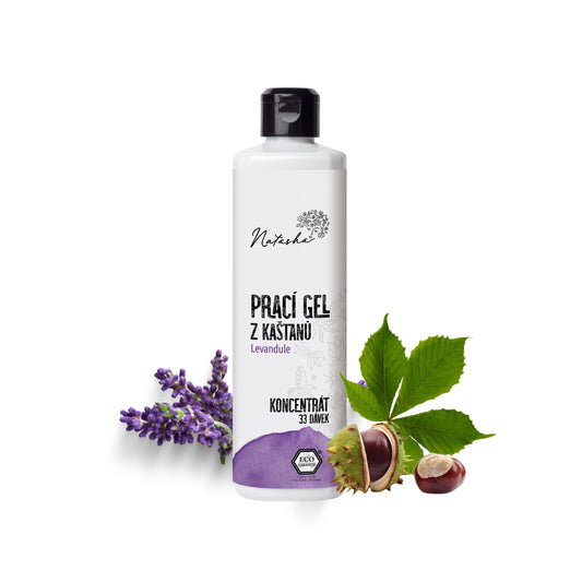 902008 Gel prací z kaštanů Levandule - koncentrát 500 ml   NATASHA-1