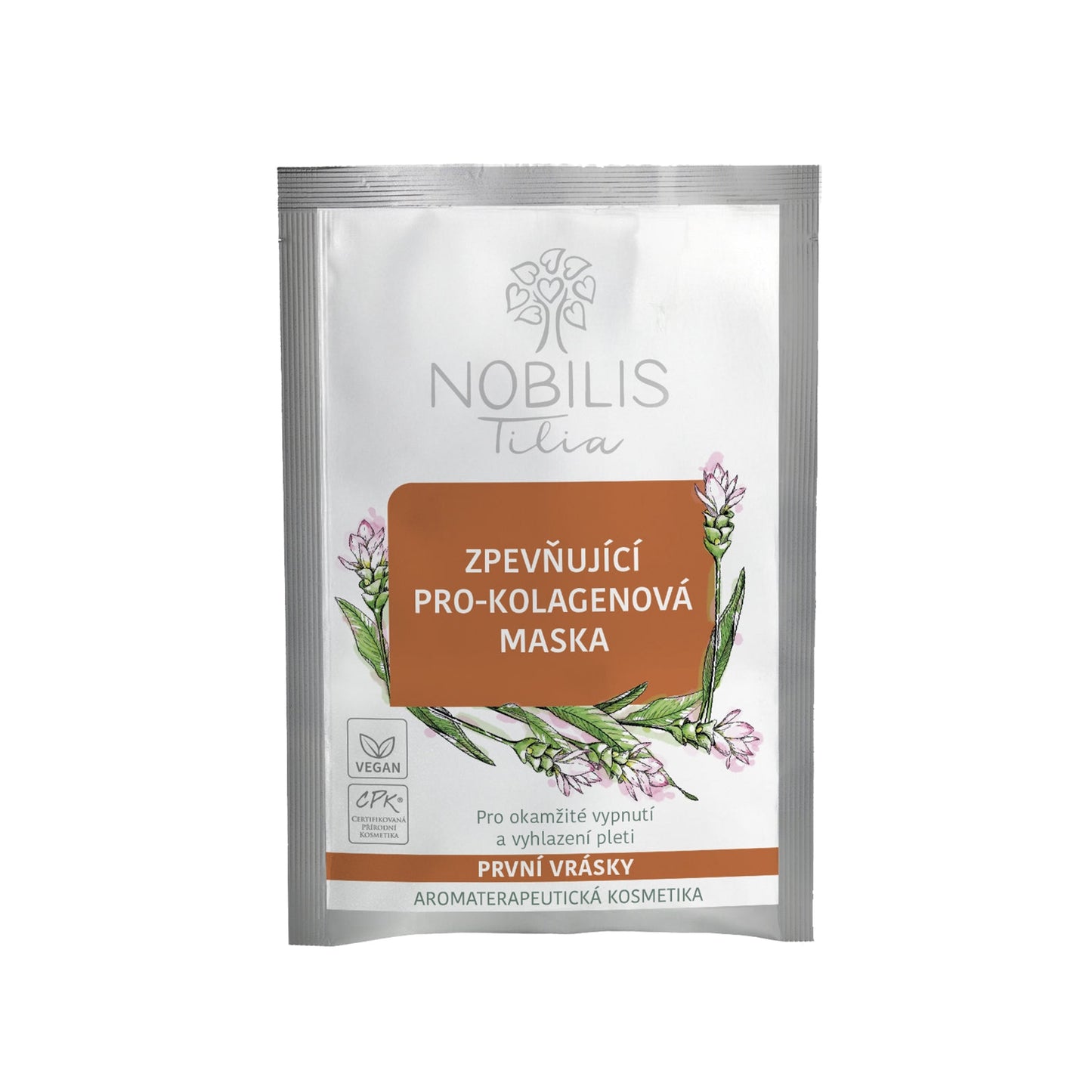 902077 Maska zpevňující pro-kolagenová slupovací 25 g   NOBILIS TILIA-1