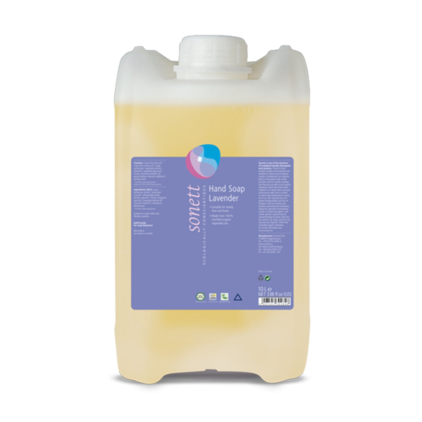 902129 Mýdlo tekuté - levandule 10 l BIO   SONETT-1