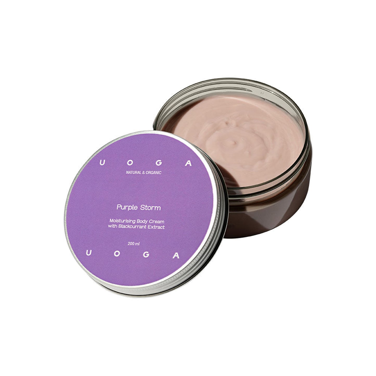 902304 Krém hydratační tělový Purple Storm s černým rybízem 200 ml   UOGA UOGA-1