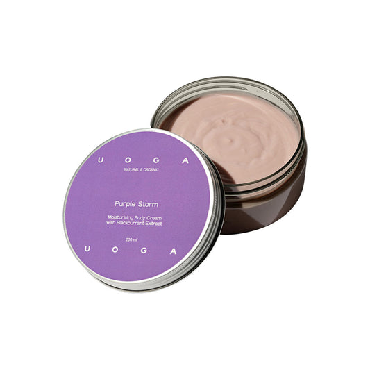 902304 Krém hydratační tělový Purple Storm s černým rybízem 200 ml   UOGA UOGA-1