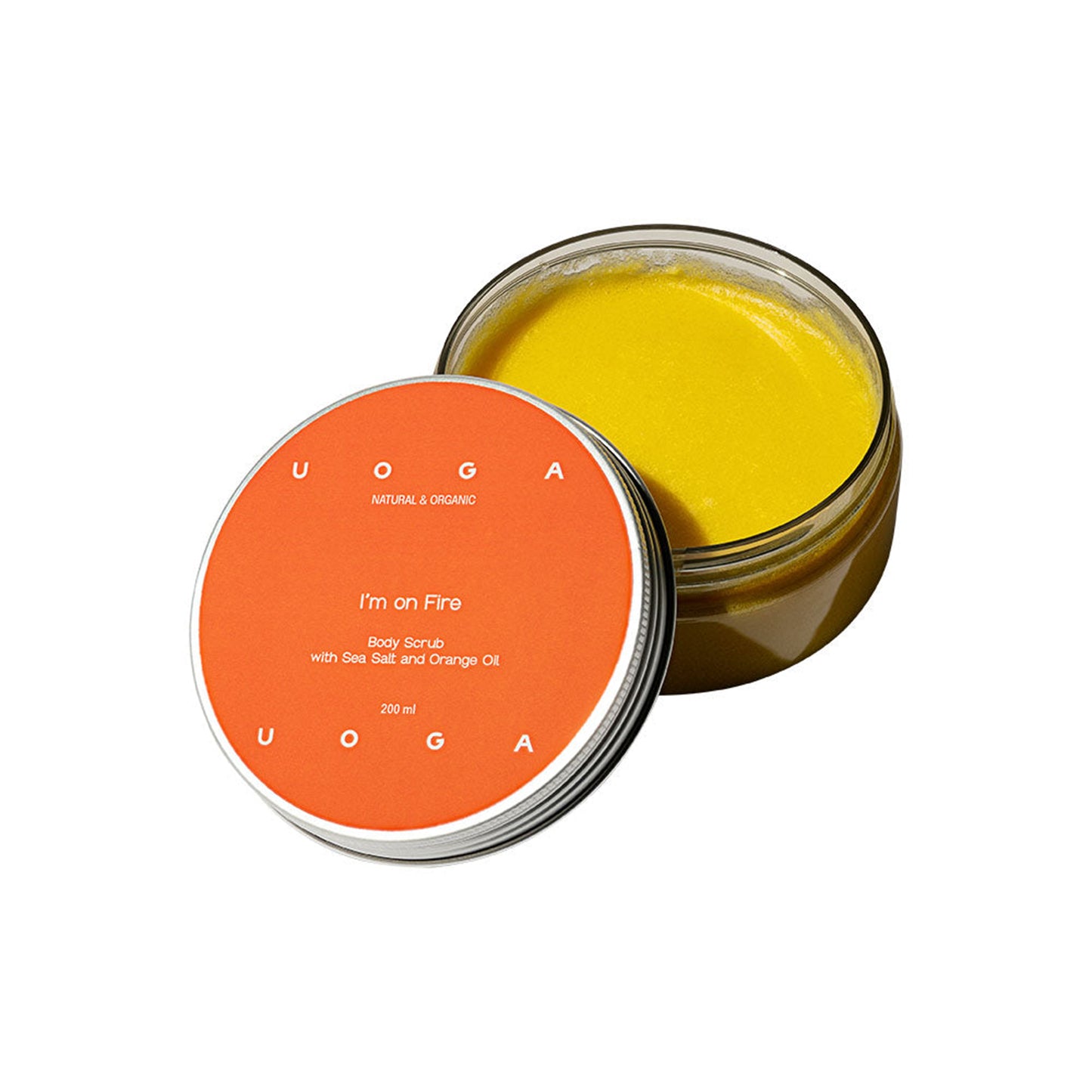 902308 Peeling tělový regenerační jemný s pomerančem Im on Fire 200 ml   UOGA UOGA-1