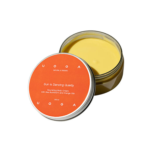 902358 Krém tělový vyživující Sun is Dancing Quietly s rakytníkem 200 ml BIO   UOGA UOGA-1