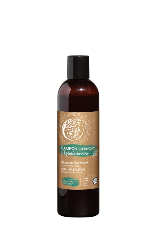903273 Šampon kopřivový s bylinkovou vůní 300 ml   TIERRA VERDE