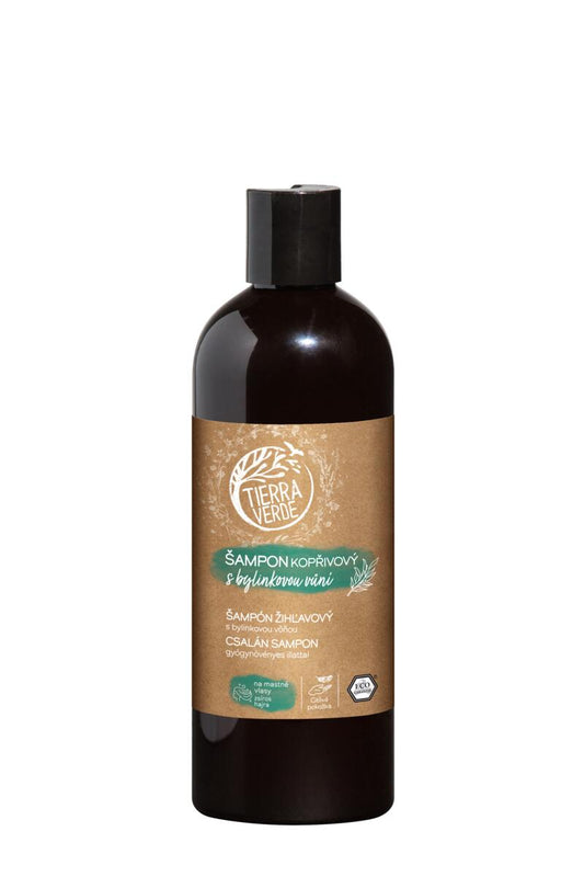 903274 Šampon kopřivový s bylinkovou vůní 500 ml   TIERRA VERDE