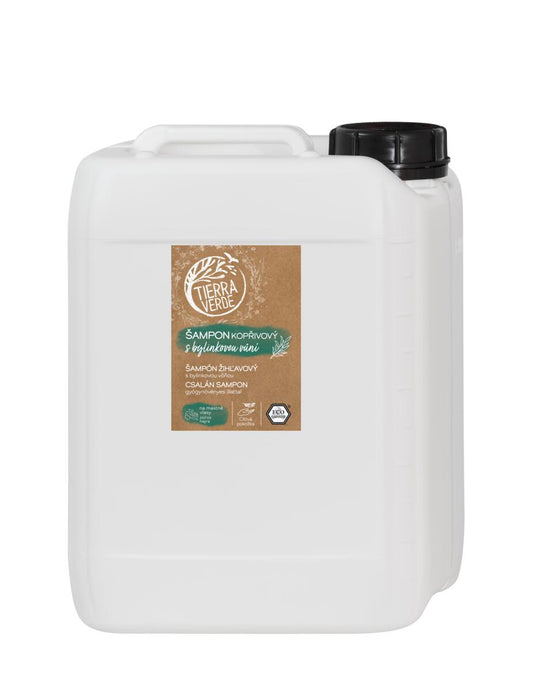 903275 Šampon kopřivový s bylinkovou vůní 5 l   TIERRA VERDE