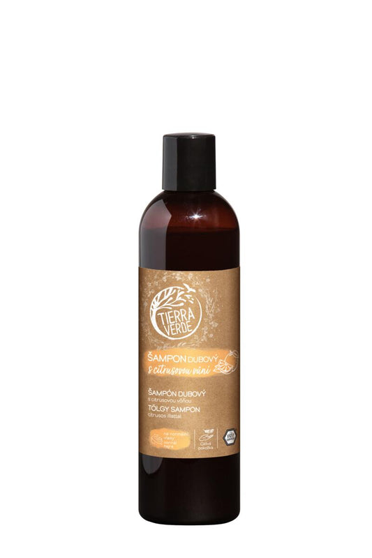 903277 Šampon dubový s citrusovou vůní 300 ml   TIERRA VERDE