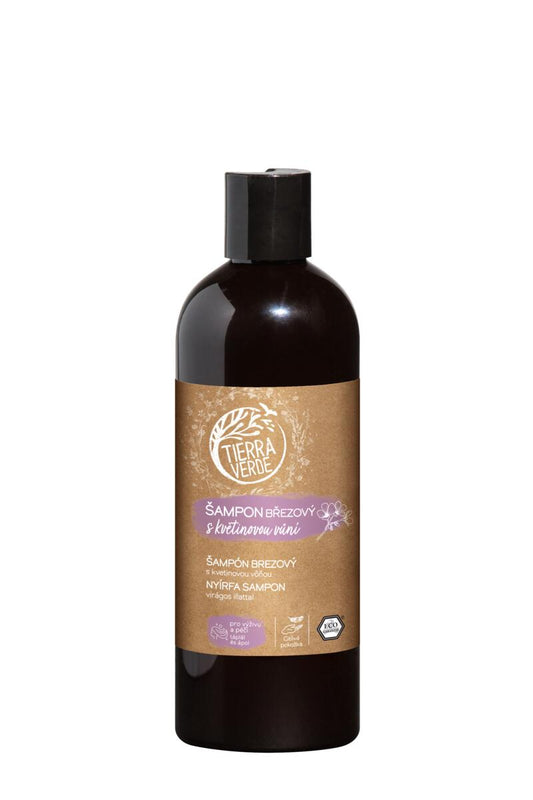 903282 Šampon březový s květinovou vůní 500 ml   TIERRA VERDE