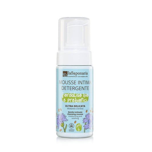 903392 Pěna mycí intimní s chrpou & prebiotiky 100 ml BIO   LA SAPONARIA