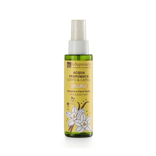 903416 Mlha tělová Body & Hair Mist Pamper  - vanilka & tonka 100 ml   LA SAPONARIA
