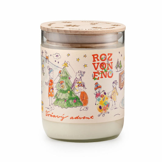 903464 Svíčka vonná - Voňavý advent 310 ml   ROZVONĚNO