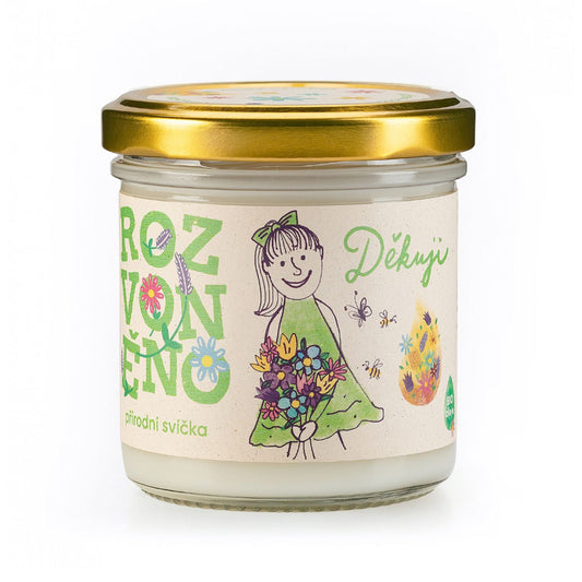 903465 Svíčka vonná - Děkuji 130 ml   ROZVONĚNO