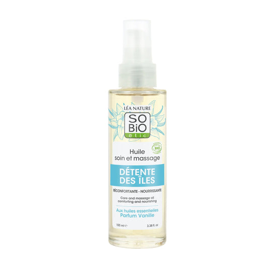 903479 Olej tělový masážní s vanilkou 100 ml BIO   SO’BiO étic