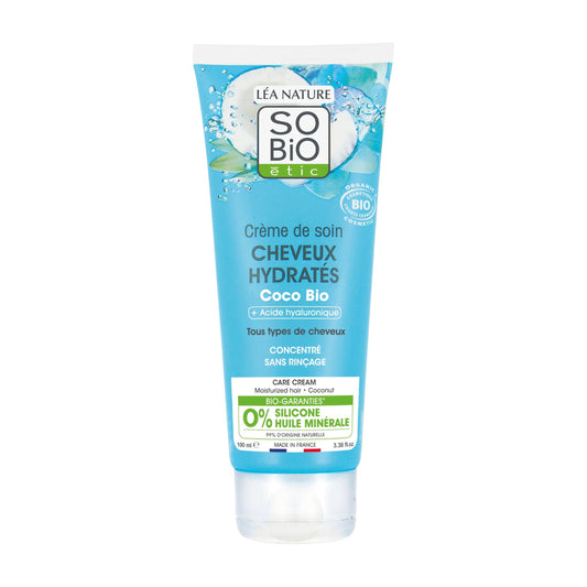 903484 Kondicionér bezoplachový hydratační s kokosem a kyselinou hyaluronovou 100 ml BIO   SO’BiO ét