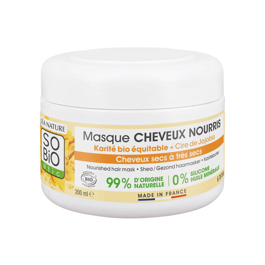 903486 Maska vlasová 3v1 vyživující s bambuckým máslem a jojobou 200 ml BIO   SO’BiO étic