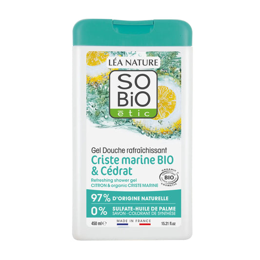 903496 Gel sprchový s mořským fenyklem a citronem 450 ml BIO   SO’BiO étic