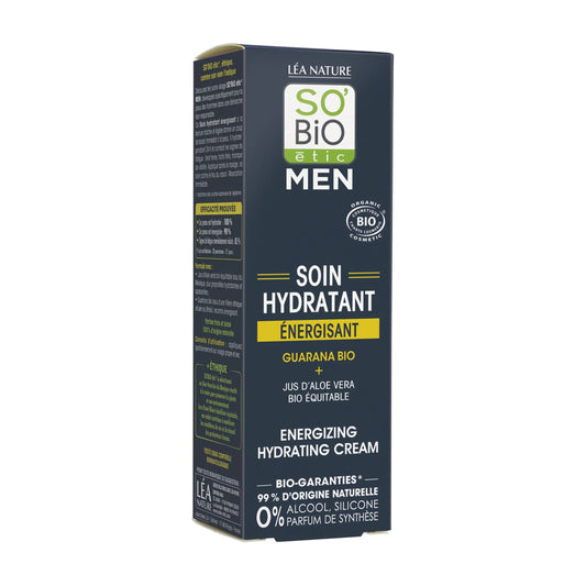 903499 Krém hydratační energizující MEN s guaranou 50 ml BIO   SO’BiO étic