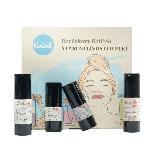 903513 Balíček dárkový kosmetický Péče o suchou a citlivou pleť   KVITOK