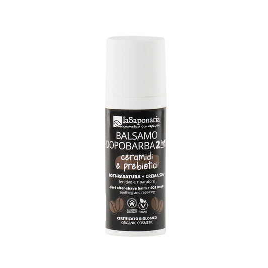 903808 Balzám pánský po holení 2v1 s ceramidy a prebiotiky 50 ml BIO   LA SAPONARIA-1