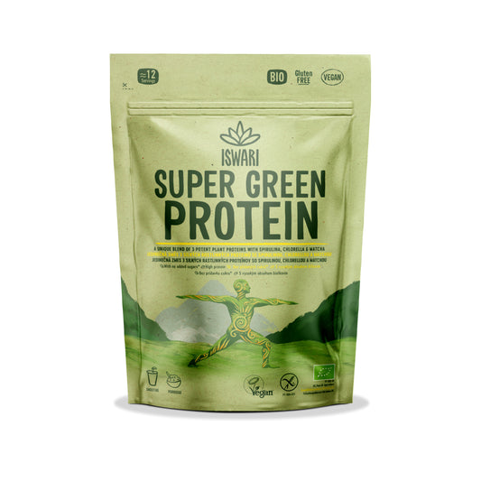 913116 Protein super green 250 g BIO   ISWARI -1