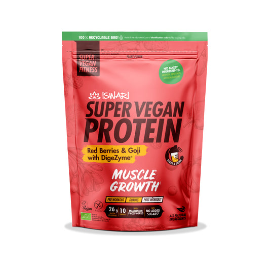 913125 Protein vegan s goji a červenými bobulemi 400 g BIO   ISWARI -1