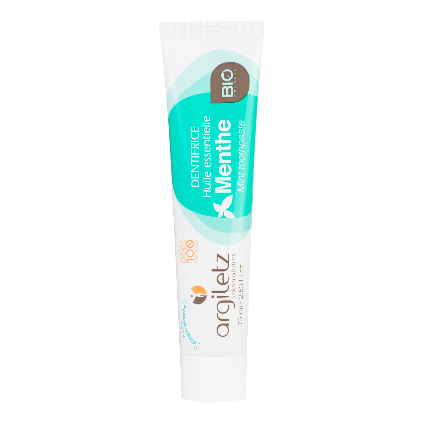 926018 Zubní pasta s bílým jílem máta 75 ml BIO   ARGILETZ-1