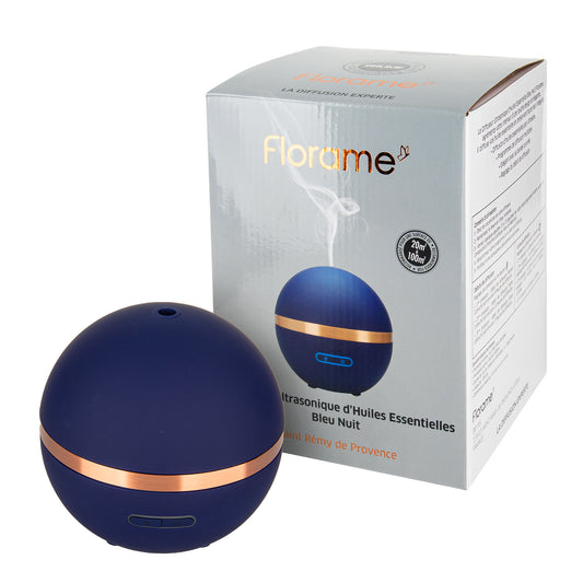 932054 Difuzér éterických olejů — ultrasonický — Půlnoční modrá  FLORAME-1
