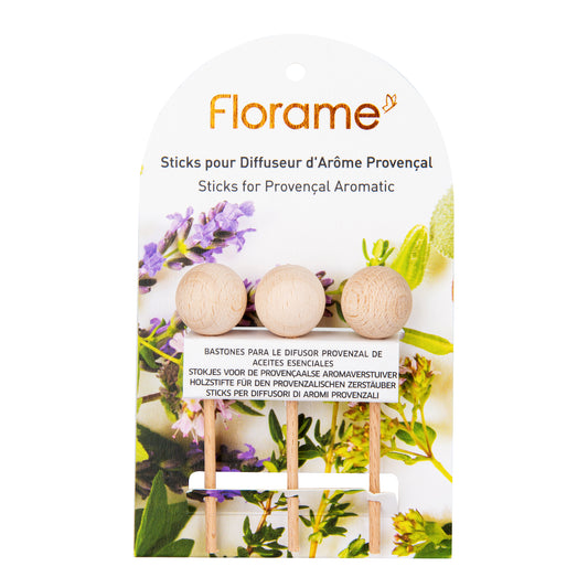 932066 Náhradní tyčinky pro difuzér provensálský dřevěný 3 kusy   FLORAME-1