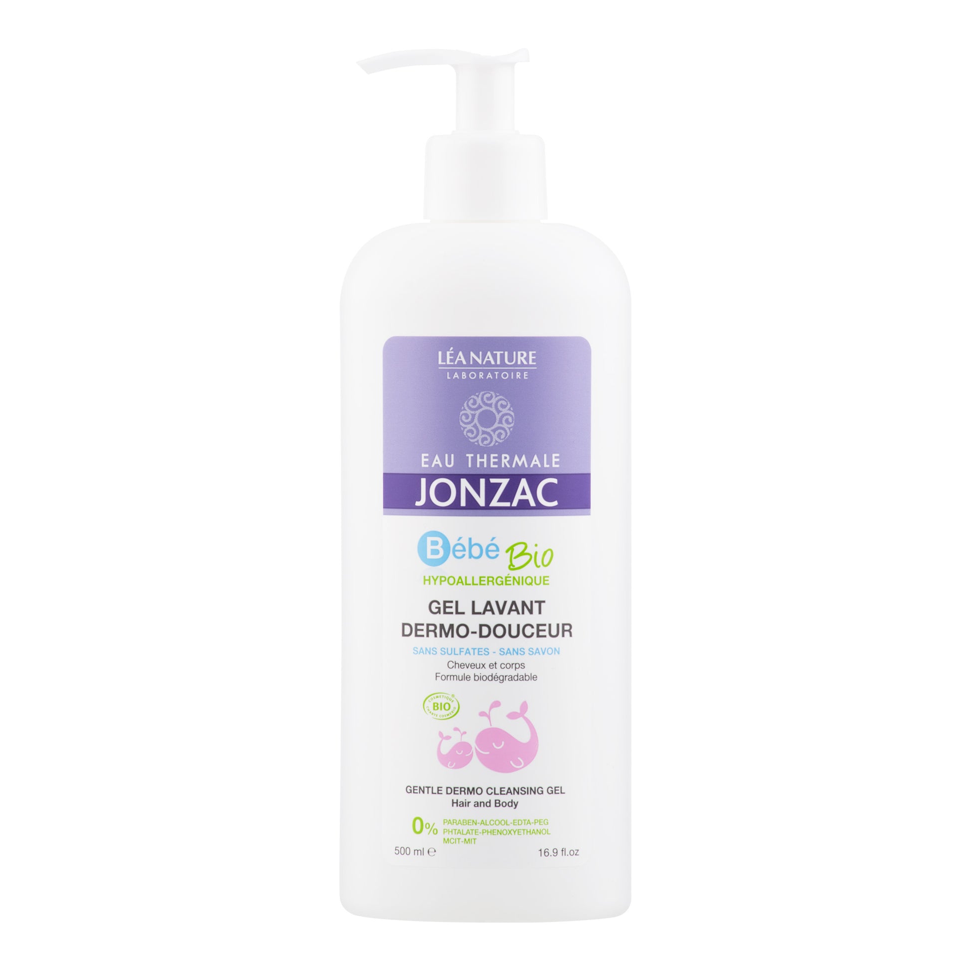 940018 Gel mycí dětský jemný 500 ml BIO BÉBÉ   JONZAC-1