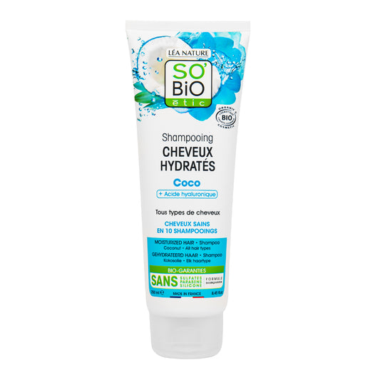 942366 Šampon hydratační kokos a kyselina hyaluronová 250 ml BIO  SO’BIO étic -1