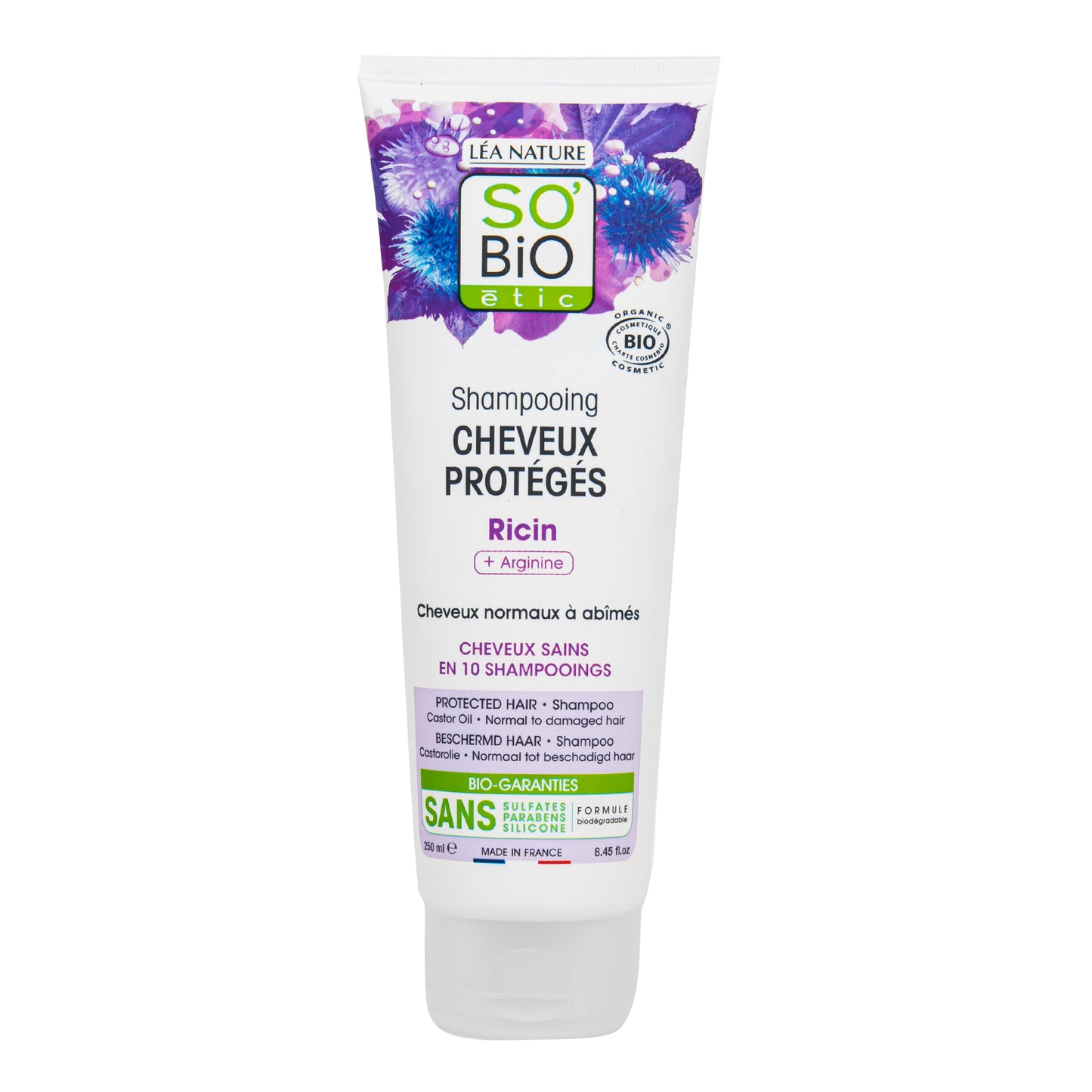 942368 Šampon ochranný s ricinem a argininem 250 ml BIO  SO’BIO étic-1