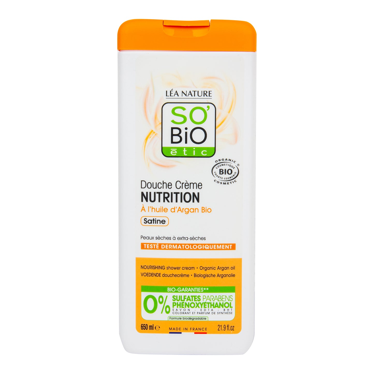 942376 Krém sprchový NUTRITION s arganovým oleje 650 ml BIO  SO’BiO étic-1