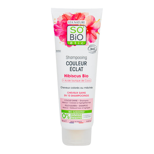 942381 Šampon pro barvené a melírované vlasy s ibiškem 250 ml BIO  SO’BiO étic-1