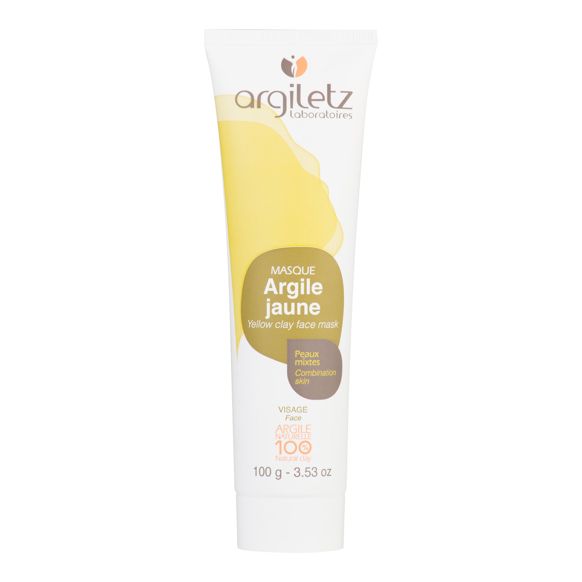 943379 Maska pleťová pro smíšenou pleť žlutý jíl 100 g   ARGILETZ-1