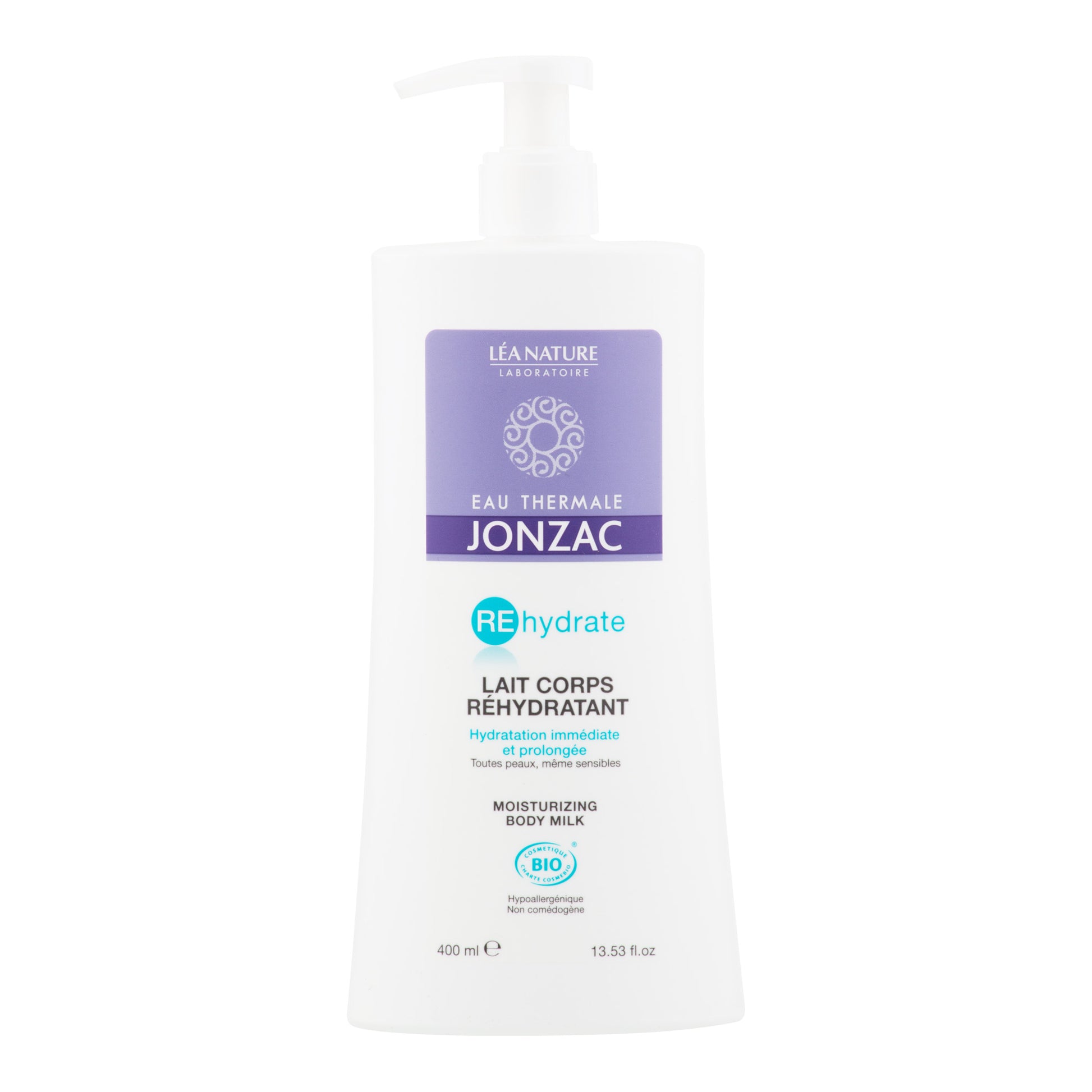 943419 Mléko tělové hydratační REHYDRATE 400 ml BIO   JONZAC-1