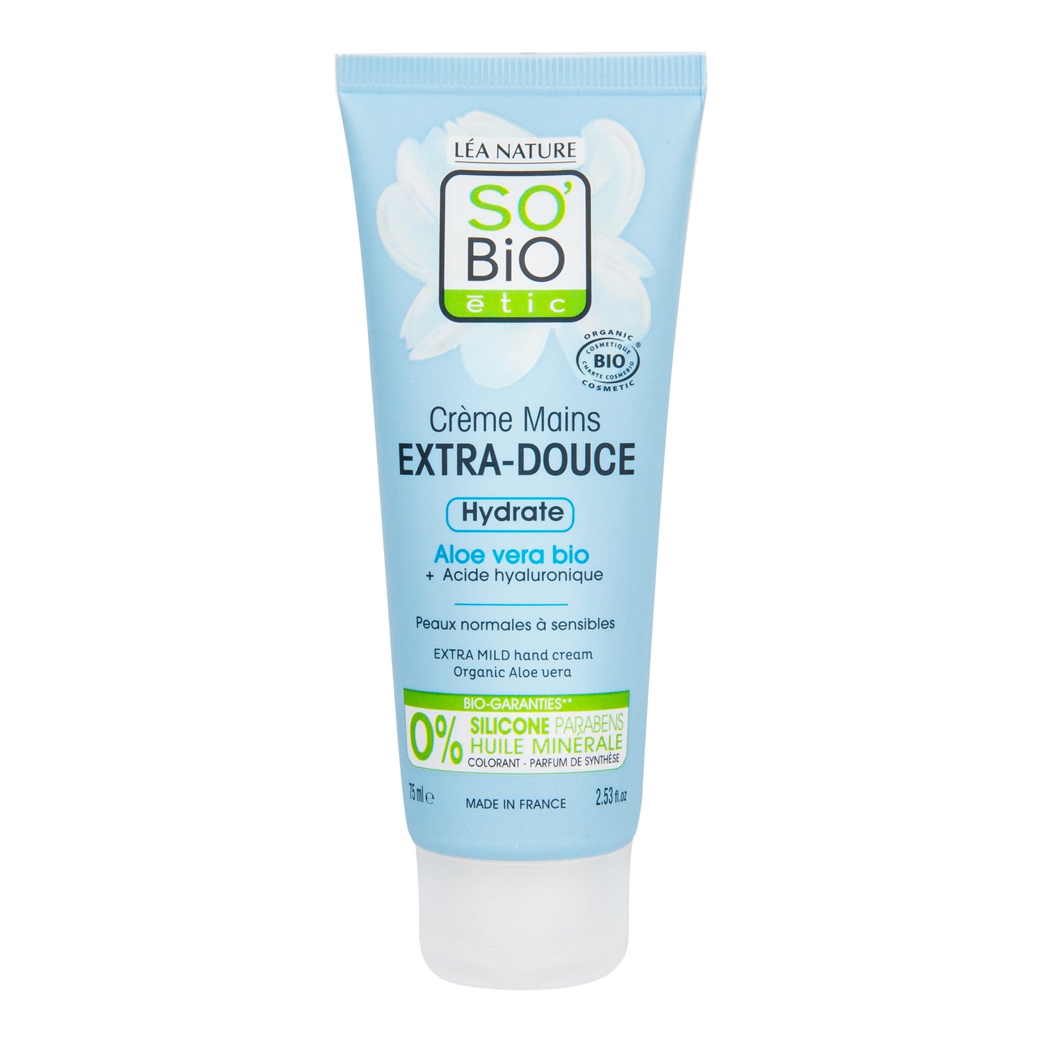 943808 Krém na ruce Extra jemný hydratační s aloe vera 75 ml BIO   SO’BiO étic-1