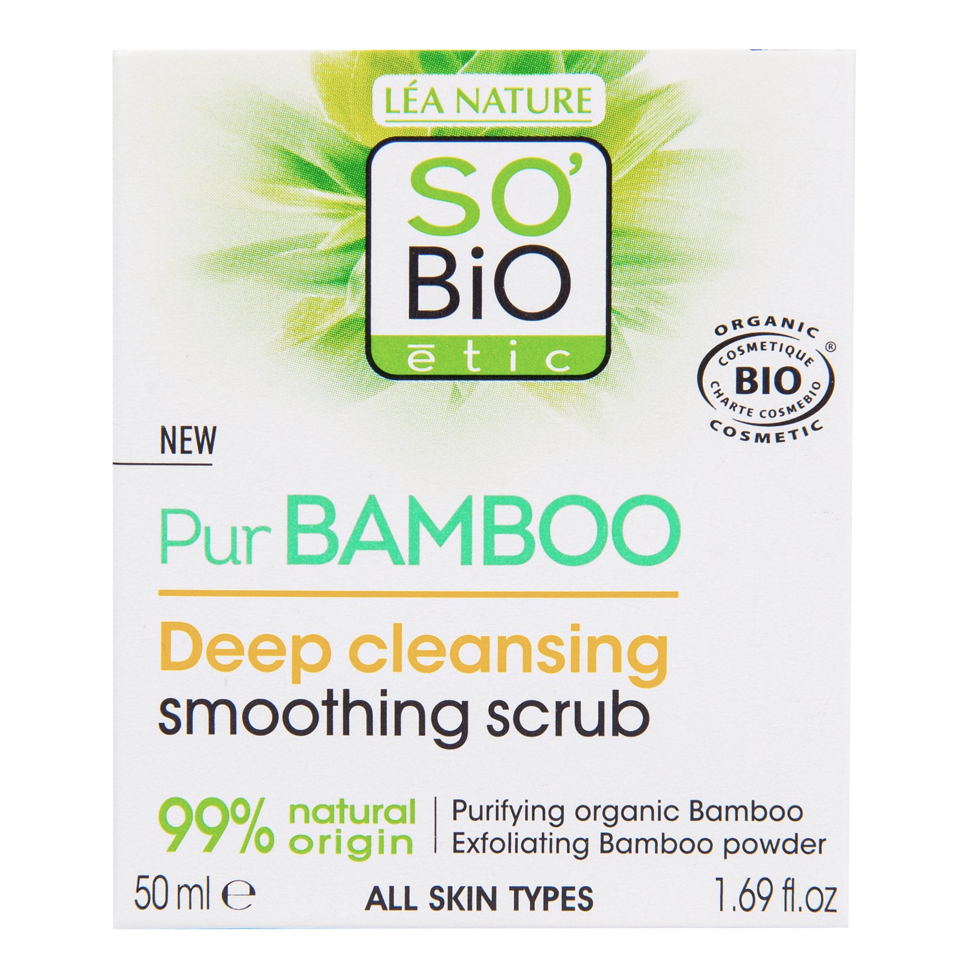 943812 Peeling pleťový hluboce čistící – řada Pur BAMBOO 50 ml BIO   SO’BiO étic-4