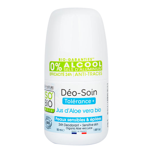 944197 Deodorant přírodní 24 h Tolerance+ s aloe vera 50 ml BIO   SO’BiO étic-1