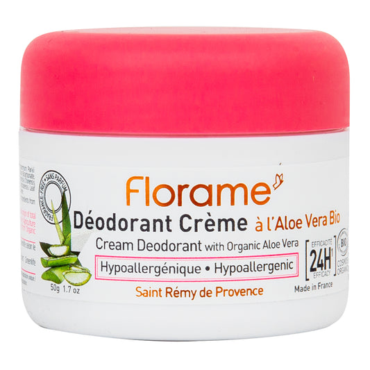 944199 Deodorant krémový 24h hypoalergenní s aloe vera 50 g BIO  FLORAME-1