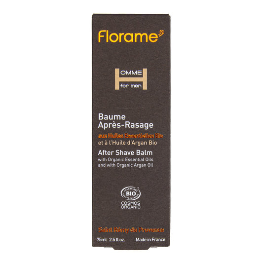 944210 Balzám po holení HOMME s arganovým olejem 75 ml BIO   FLORAME-1