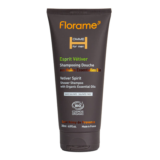 944212 Sprchový šampon HOMME Esprit Vétiver 200 ml BIO   FLORAME-2