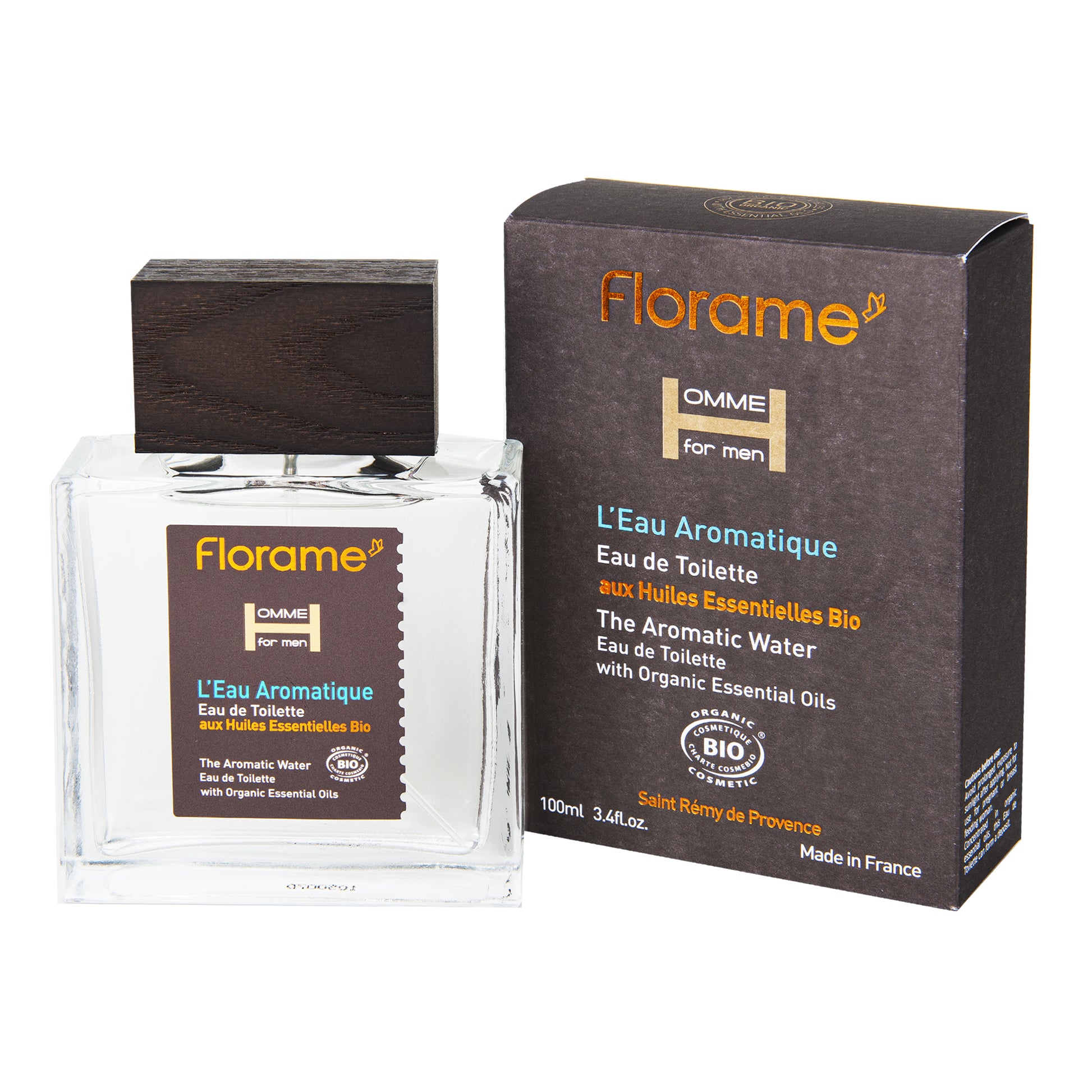 944217 Toaletní voda HOMME The Aromatic Water 100 ml BIO   FLORAME-1