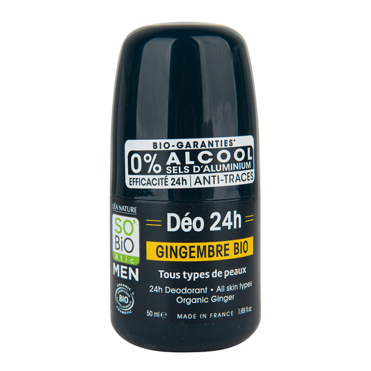 944239 Deodorant přírodní 24h MEN zázvor 50 ml BIO   SO’BiO étic-1