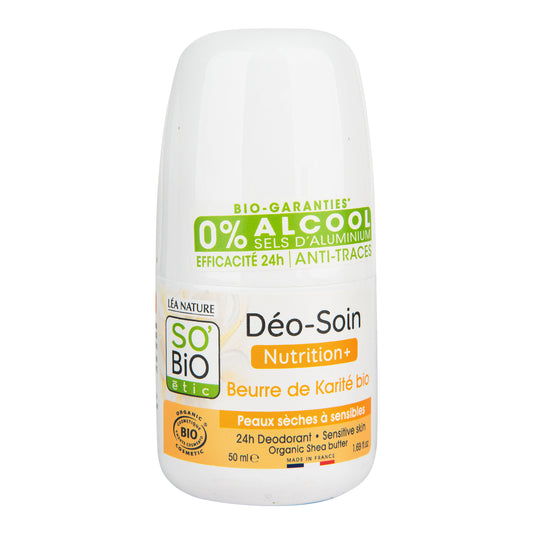 944241 Deodorant přírodní 24h Nutrition+ s karité 50 ml BIO   SO’BiO étic-1