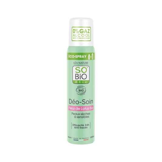 944247 Deodorant přírodní ECO SPRAY 24 h lotosový květ 100 ml BIO SO'BIO étic-1