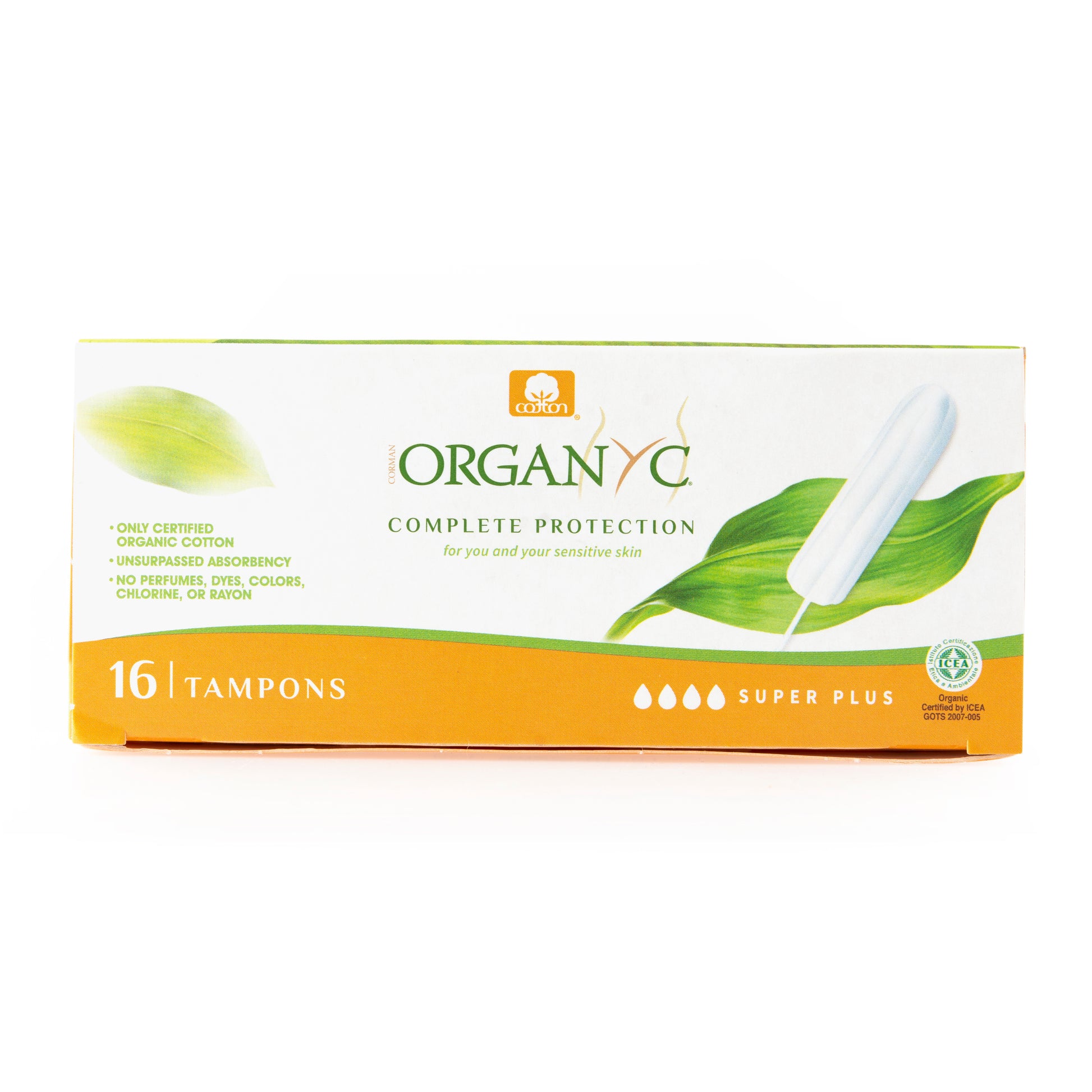 946232 Tampony super plus 16 ks BIO bavlna   ORGANYC-1