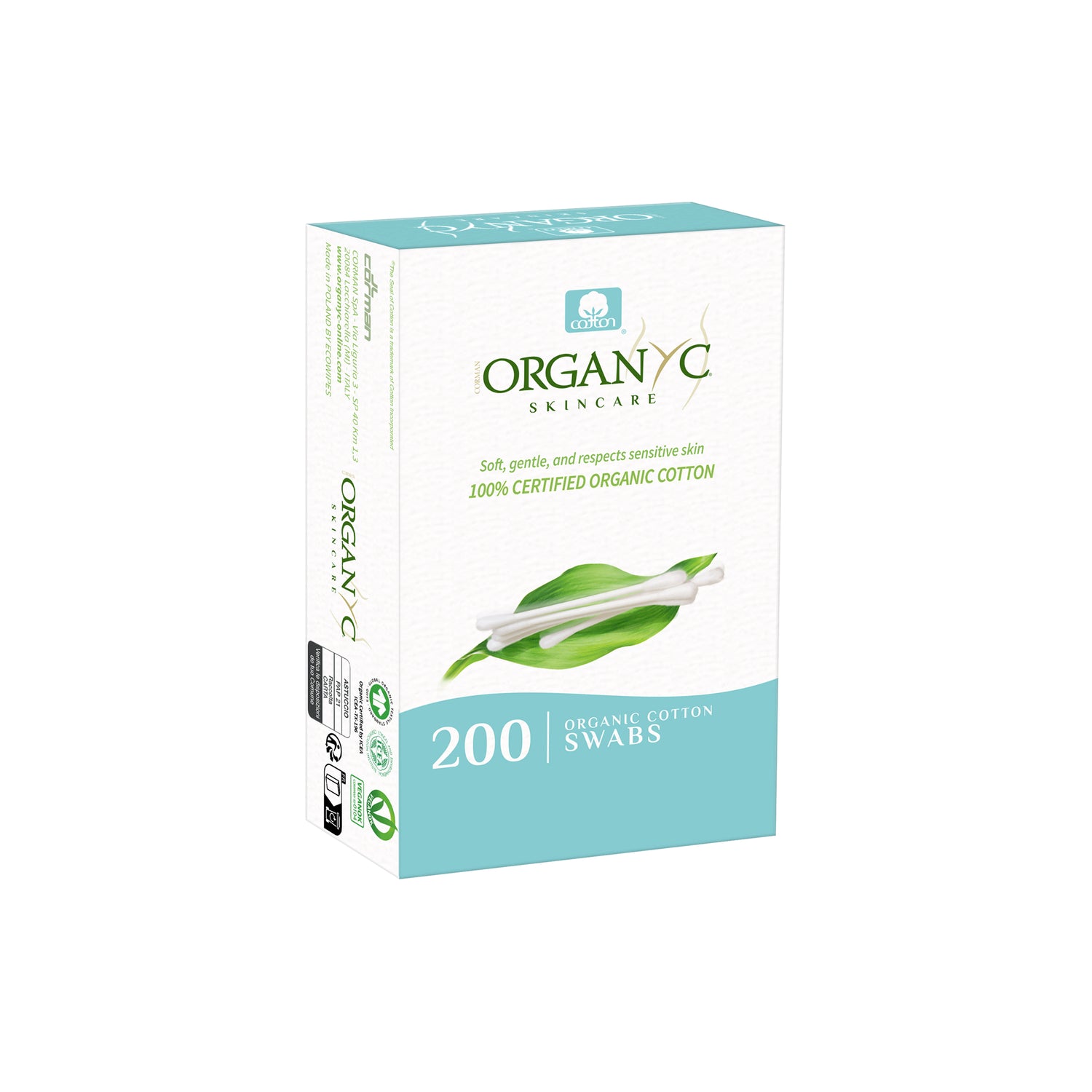 946234 Čisticí tyčinky 200 ks BIO bavlna   ORGANYC-1